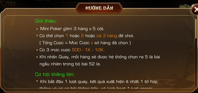 Chinh Phục Ngay Mini Poker Tại Iwin Club Để Nhận Những Phần Thưởng Vô Giá Mỗi Ngày