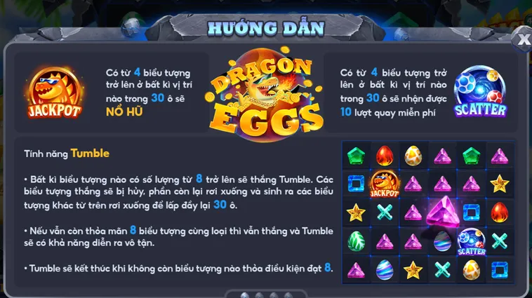 Nổ Hũ Dragon Eggs Tại IWin Club Siêu Phẩm Quay Hũ Độc Đáo Nhất Hiện Nay