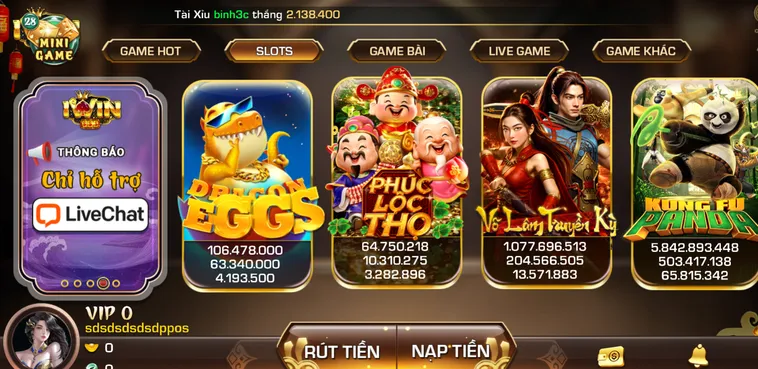 Danh Mục Trò Chơi Nổ Hũ IWin Club Sân Chơi Quay Hũ Đỉnh Cao Dành Cho Mọi Tín Đồ